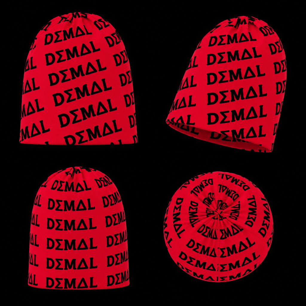 DΣM∆L All-Over Logo Beanie