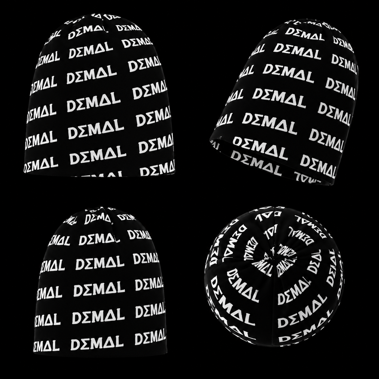 DΣM∆L All-Over Logo Beanie