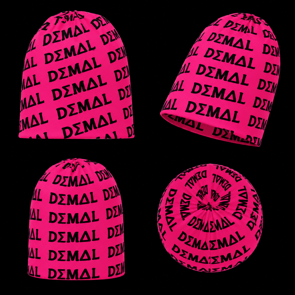 DΣM∆L All-Over Logo Beanie